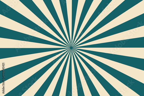 Illustration alternating symmetry short seamless rays across bold radiating vector starburst