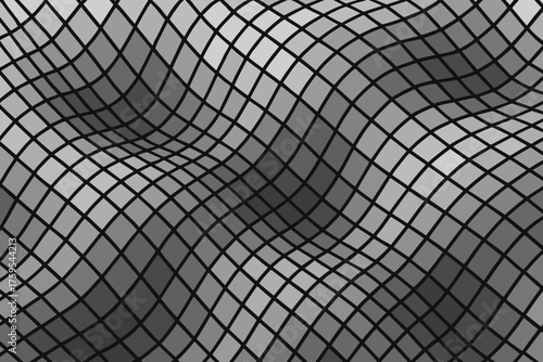 Pattern cells arranged vector illustration lattice tonal geometric diamond wave