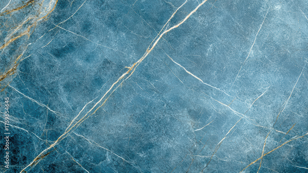 Obraz premium Luxurious dark blue marble with silver veins creates elegant and sophisticated appearance