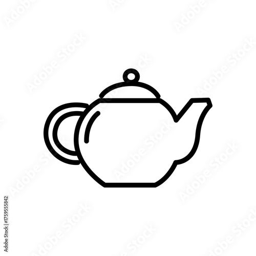 jug icon vector, line style icon