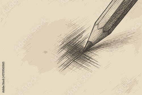 Strokes above layered simple illustration vector erased ghost pencil smudged fields artistry