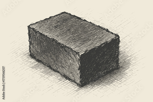 Vector fading field strokes illustration texture graphite enhancing block shading broken sketch