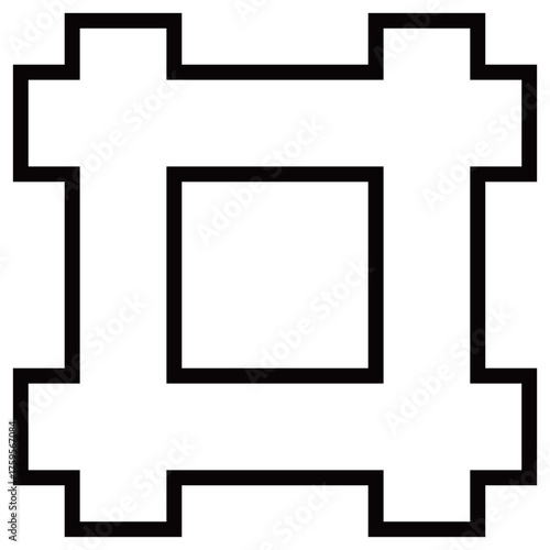 家紋です。陰平井筒といいます。