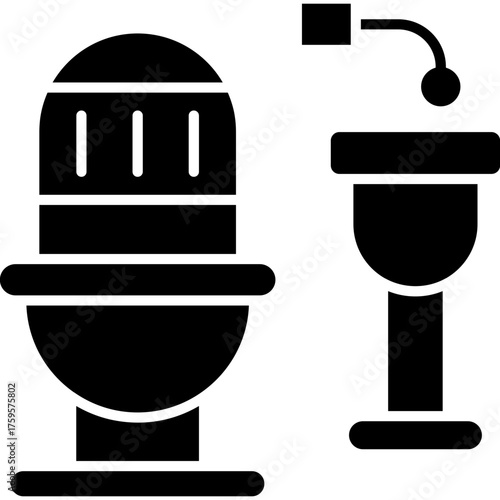 ToiletIcon Vector Element