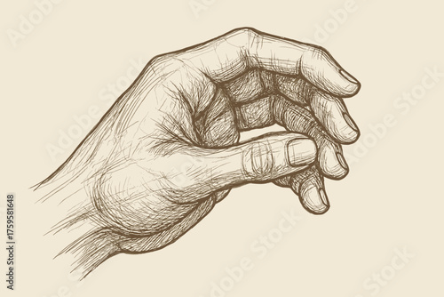 Shading hand curled illustration sketch structural line emphasis vector anatomy light