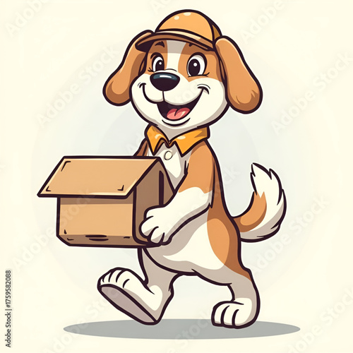 cartoon dog Oaket carpenter