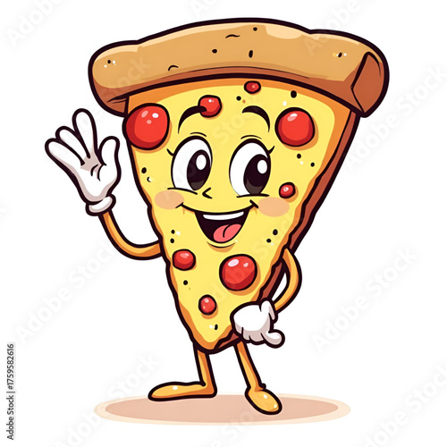 cartoon character pizza