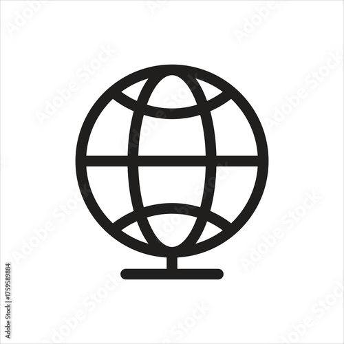 Educational icon-Globe