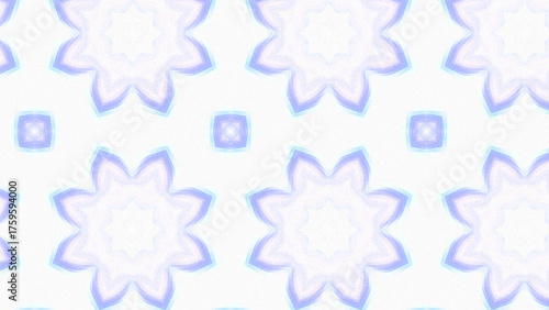 Seamless psychedelic kaleidoscope pattern with neon green, pink and orange mandala symmetry