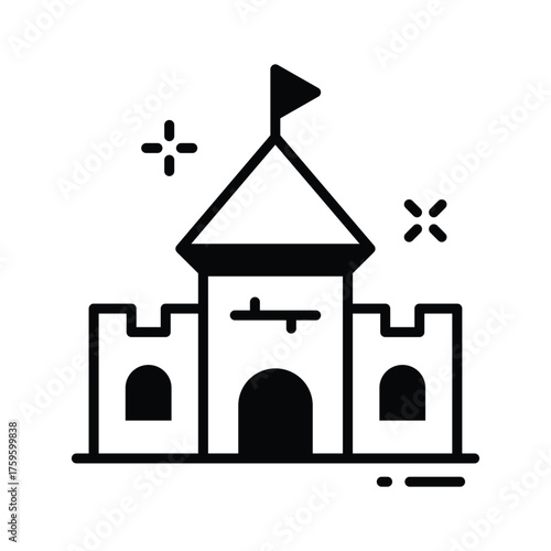 Download this amazing isometric illustration of haunted house, premium vector