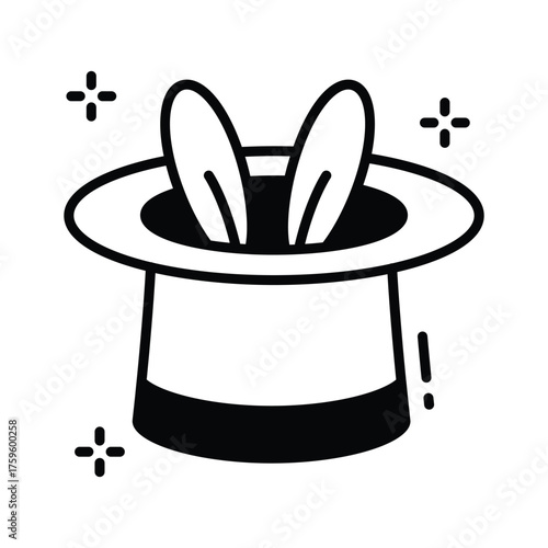 Spooky Halloween pumpkin magic trick, premium icon