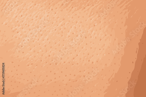 Natural vector pores fine texture skin detailed illustration highlights photorealistic smooth