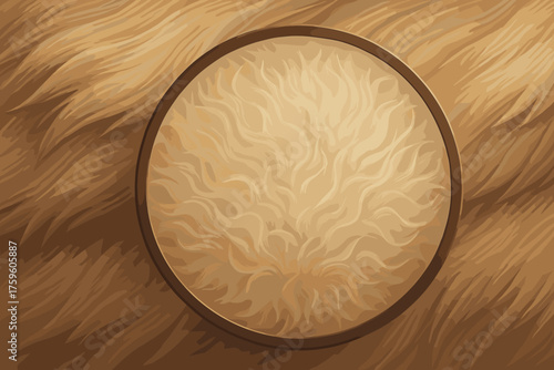 Fluffy magnified depth illustration detail soft volume undercoat creating layer fur realistic