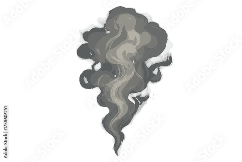 Abstract drift light soft upward vector depth gradients illustration forming trails smoke