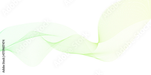 Dynamic minimal smoke  flow sound line. Abstract glowing white blend line smooth flow soundwave curve energy gradient vector futuristic digital outline line science design.	