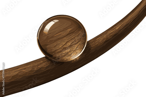 Reflective reflection beneath vector illustration fibers detail strand hair spherical caught magnifying