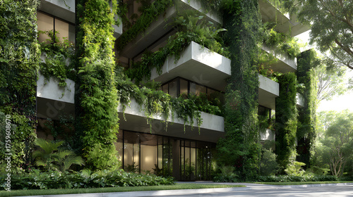 Wallpaper Mural Biophilic Design Urban Building with Integrated Greenery Torontodigital.ca