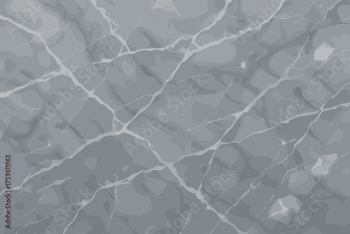 Photorealistic illustration marble vector smooth subtle detailing gray shading reflections crystalline