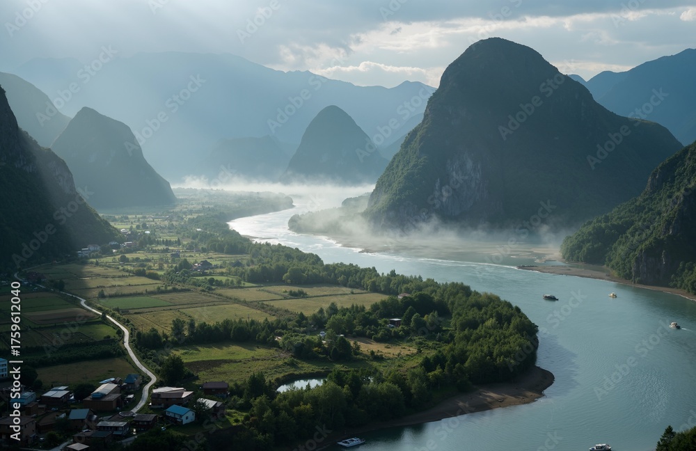 custom made wallpaper toronto digitallake and mountains