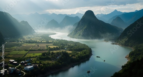 Wallpaper Mural view from the mountain Torontodigital.ca