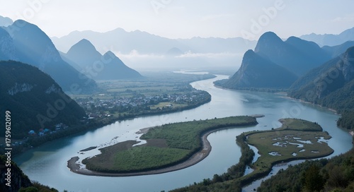 Wallpaper Mural panorama of the alps Torontodigital.ca