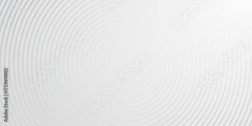 Modern white gray abstract background, the look of stainless steel, circular lines on a blue background. Vector Illustration