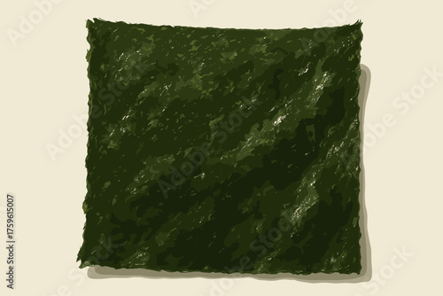 Illustration vector imperfections algae detailed showing sheet sheen torn detail stretched
