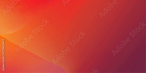 Bright abstract red and orange wave design with a smooth gradient texture