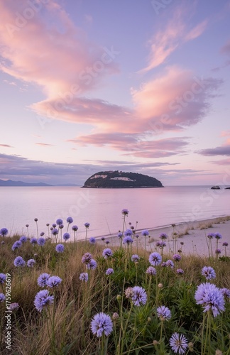 Wallpaper Mural sunset on the beach Torontodigital.ca