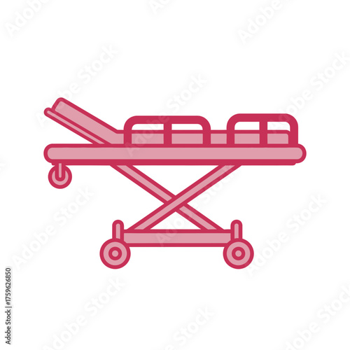 Emergency Medical Services Icon A Visual Representation of a Medical Stretcher for Quick Response and Assistance