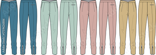 Assortment of Sweatpants A Colorful Collection for Stylish Casual Wear