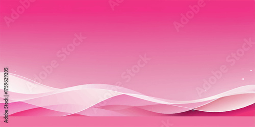 Pink and purple waves create a futuristic abstract pattern with light curves for a digital art backdrop