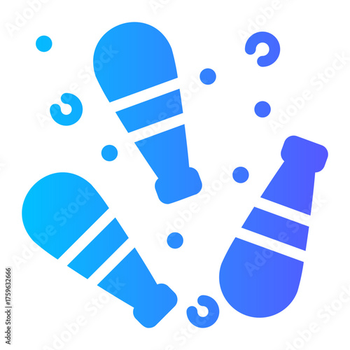 Juggling gradient icon
