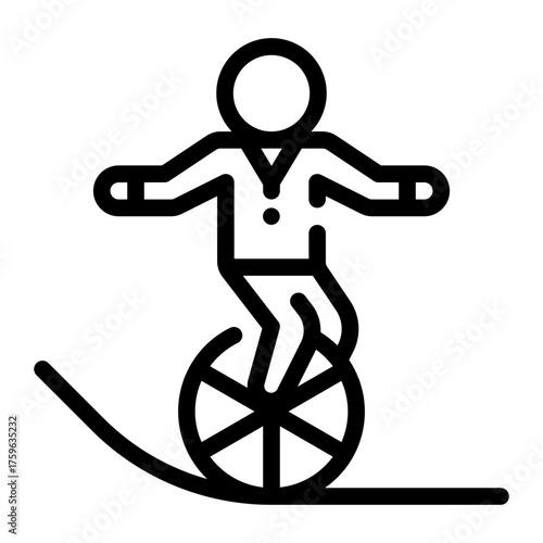equilibrium line icon