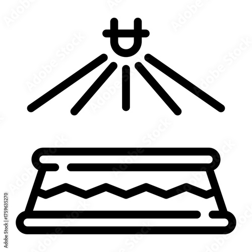 lights line icon