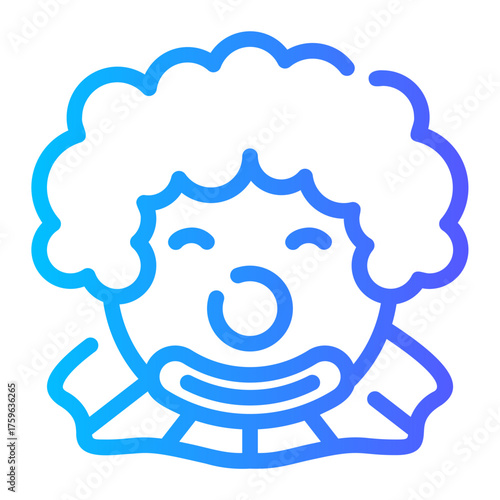 clown gradient icon