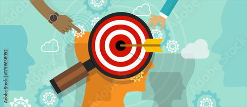 strategy target positioning in consumer customer mind marketing market concept position human head chess