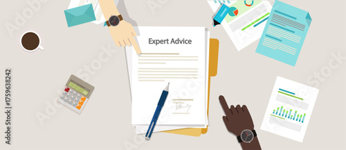 Expert Advice Concept: Professional Consultation and Business Strategy