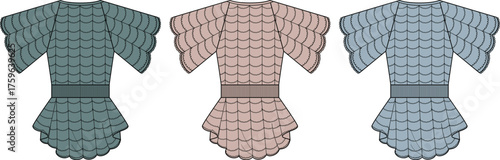 Three Unique Scale Armor Designs A Stylish and Protective Fashion Statement