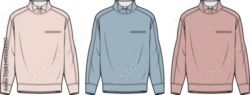 Stylish Minimalist Pullover Sweatshirt Mockup for Fashion Design