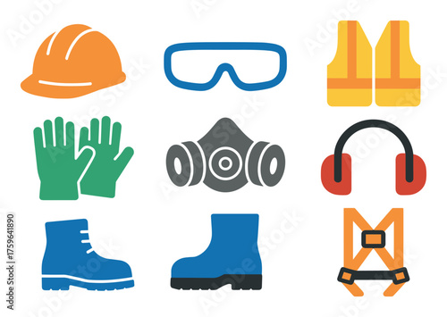 Safety Gear Icons