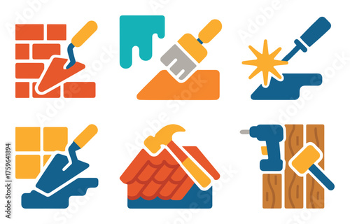 Colorful Repair Icons