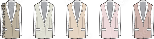 Elegant Suit Jacket Collection Fashionable Wardrobe Essentials for Men