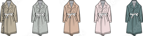 Elegant Trench Coat Variety Fashionable Colors and Styles