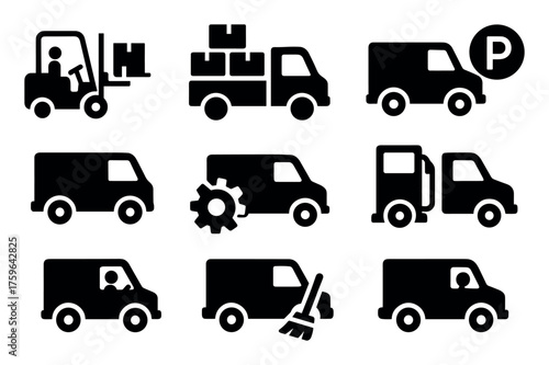Truck Activity Icons