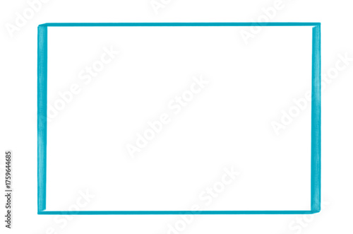 Light Blue marker pen frame,  handwriting decoration