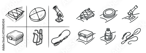 Kayak Accessories Sketches
