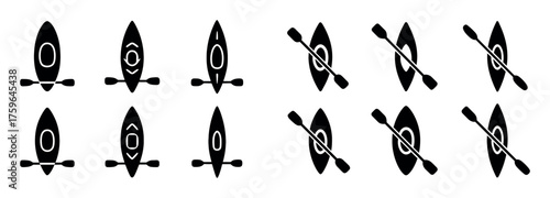Kayak Icon Set