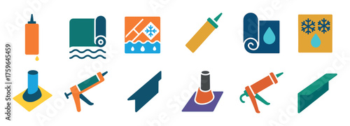 Roofer Tools Icons