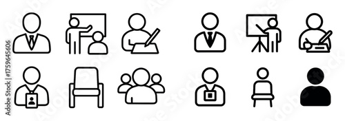 Business Meeting Icons